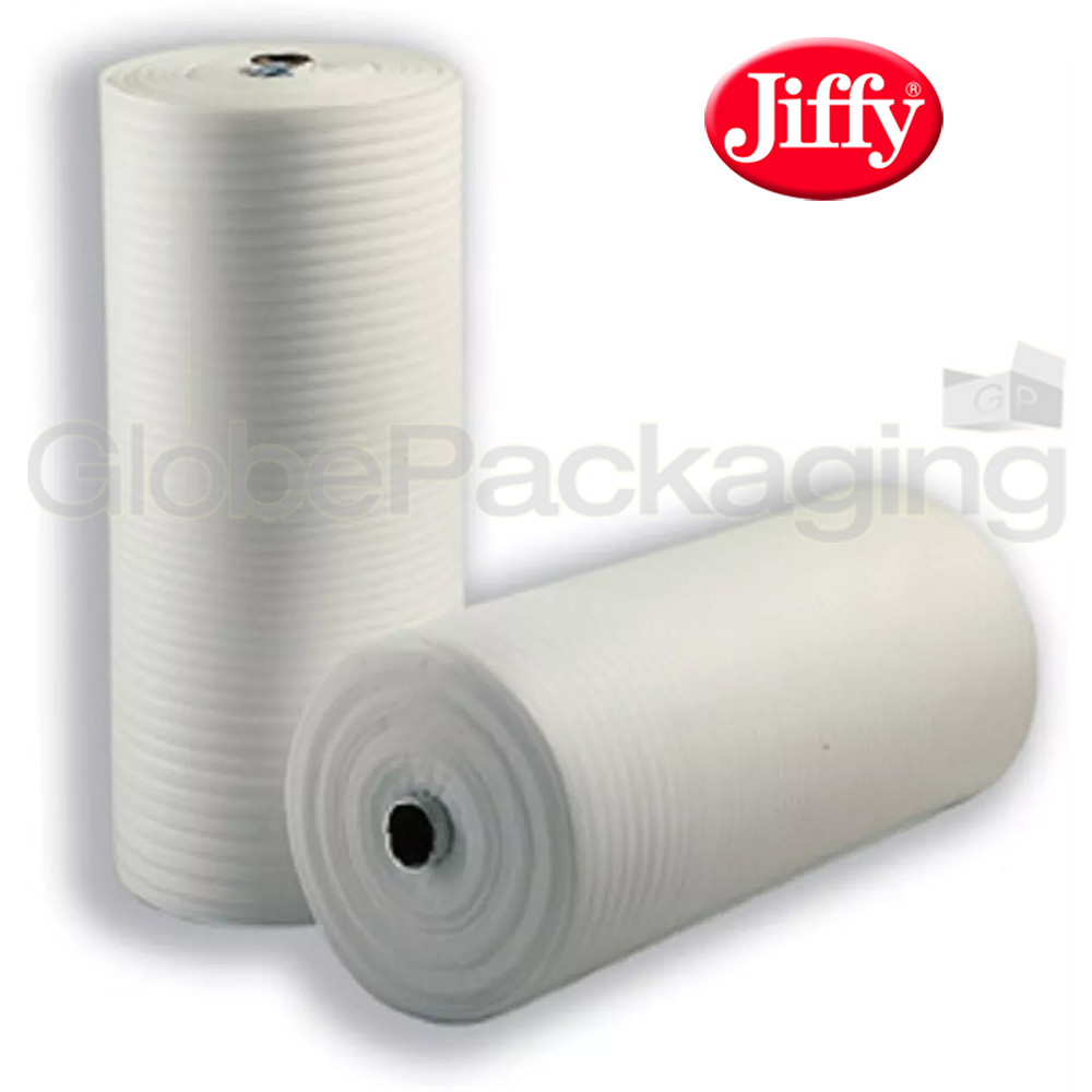 500mm x 20M ROLL OF JIFFY FOAM WRAP PACKAGING UNDERLAY PROTECTION, 1mm THICK